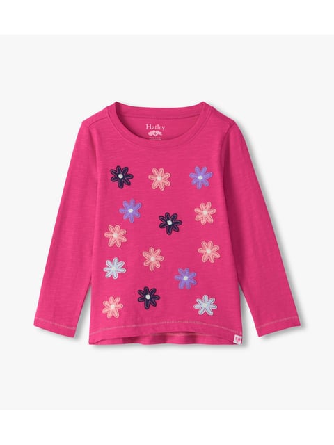 Hatley very berry flowers long sleeve graphic tee Oberteile