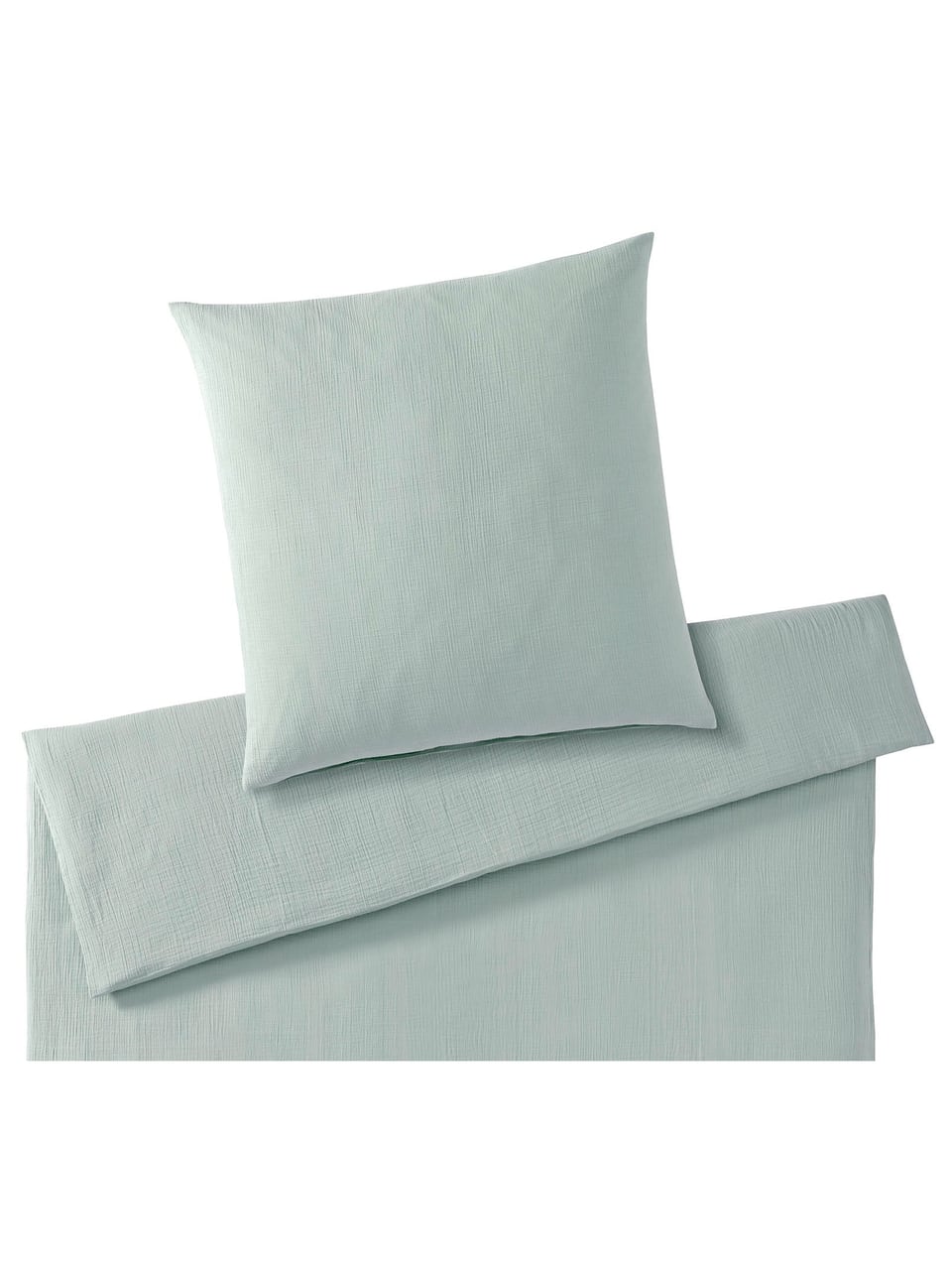 Elegante Smooth 80/80 240/2 2 0 Bettwäsche Renforce in Mint – Bild 1