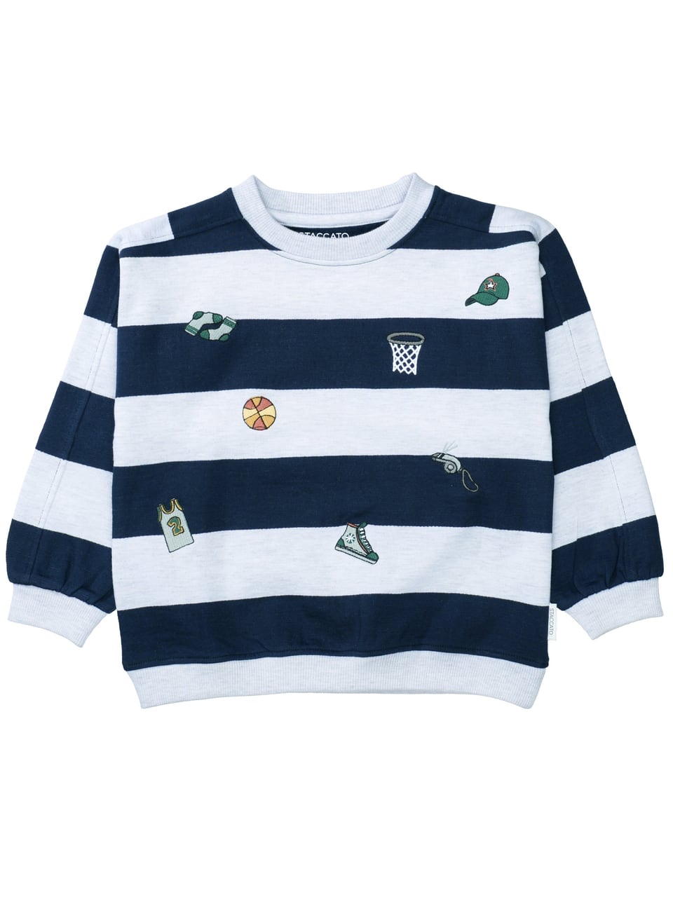 Staccato Kn.-Sweatshirt Oberteile in Deep Navy Str