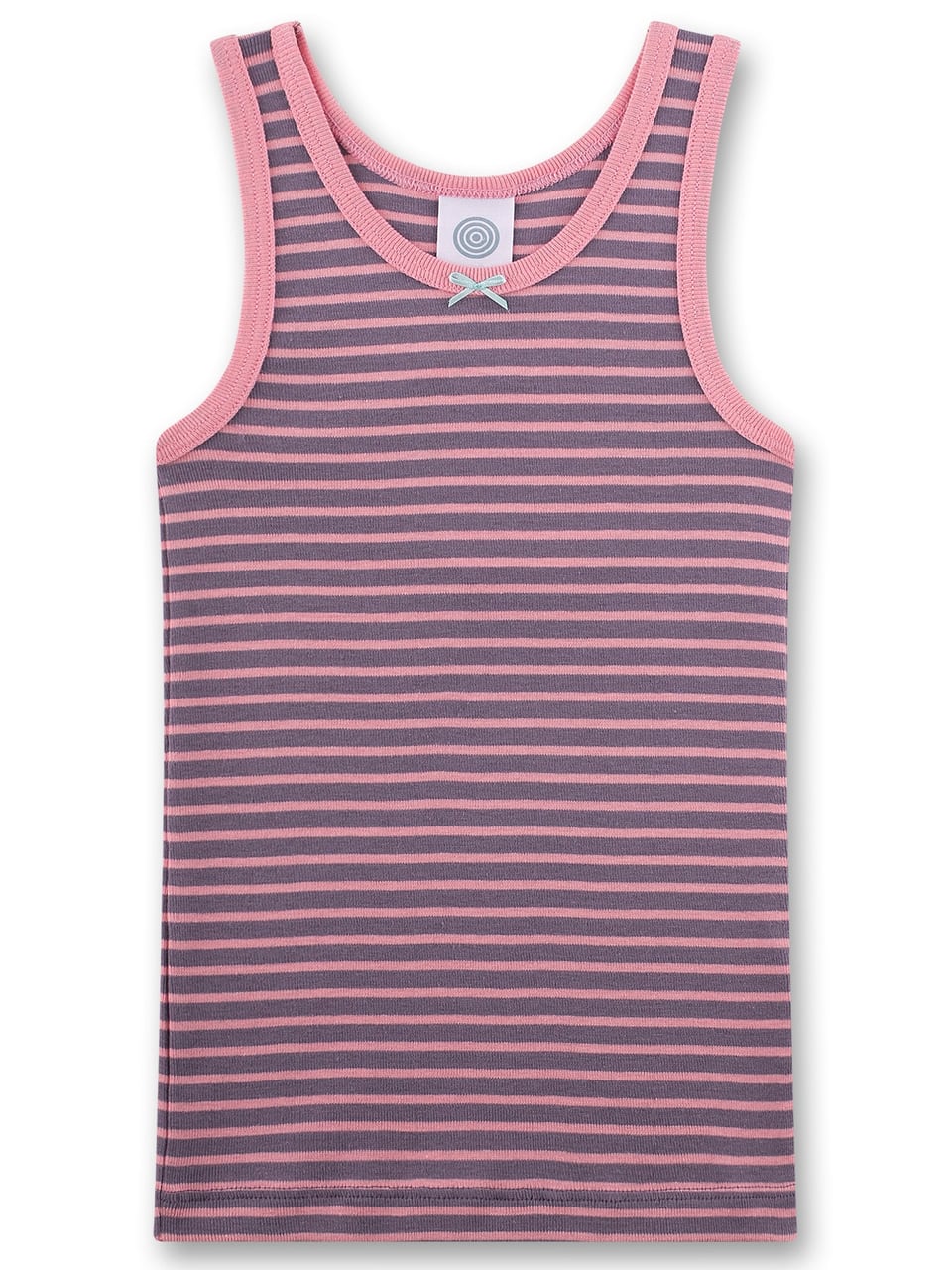 Sanetta Shirt w/o sleeves,stripes Hemd in Purple Sag – Bild 1