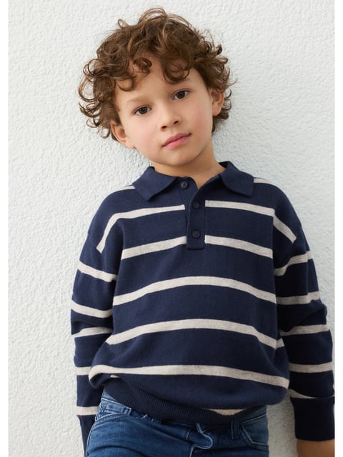 Mayoral Poloshirt langarm Blau Oberteile