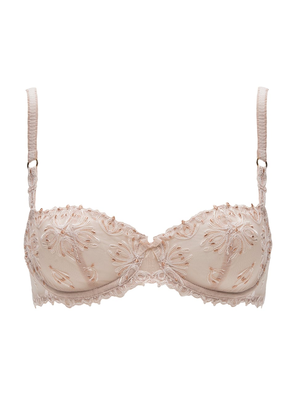 Chantelle Lingerie Champs Elysees Li BH mit Bueg. Aussentraeger Balconett BH in Dune – Bild 1