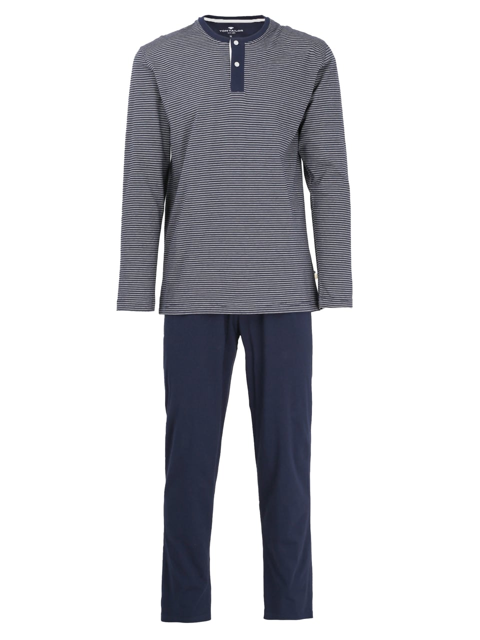 Ceceba Pyjama Schlafanzug in Blau-Dunkel-Ringel