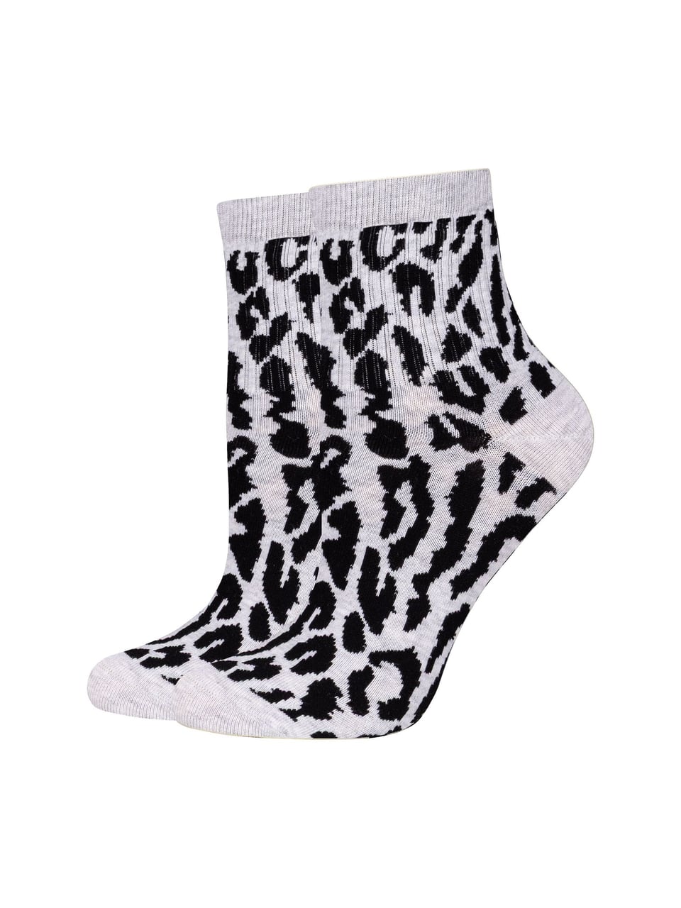 Joop! Women for your daily glam OCS leo Quarter 2p organic cotton cloud melange Damensocken & Kniestrümpfe in Cloud Melange – Bild 1