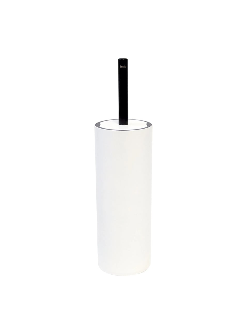 kela WC-Garnitur MILOS weiß-schwarz Bad-Accessoires – Bild 1