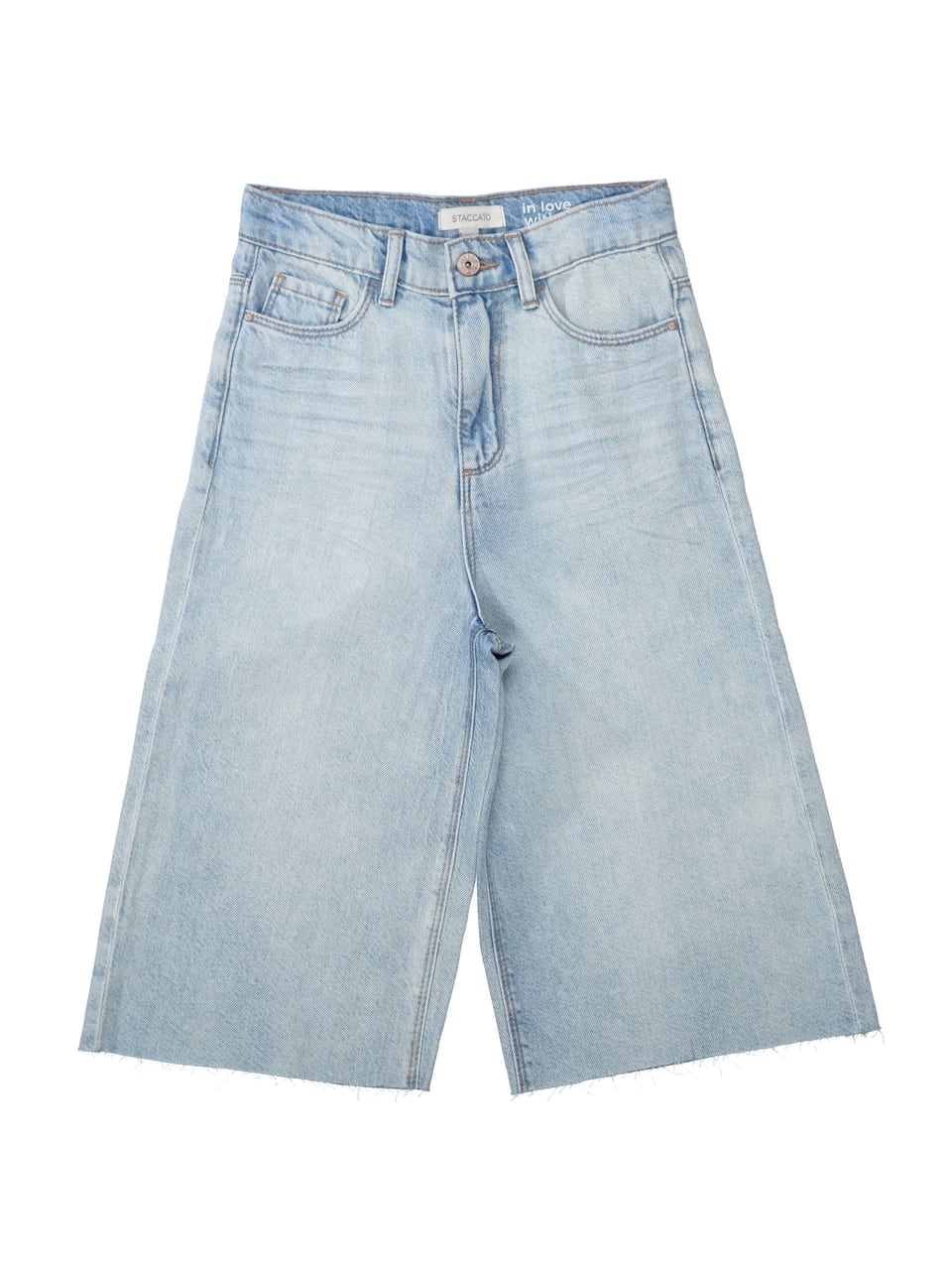 Staccato Md.-Long Bermudas,Baggy Fit,SL Hosen in Light Blue Denim – Bild 1