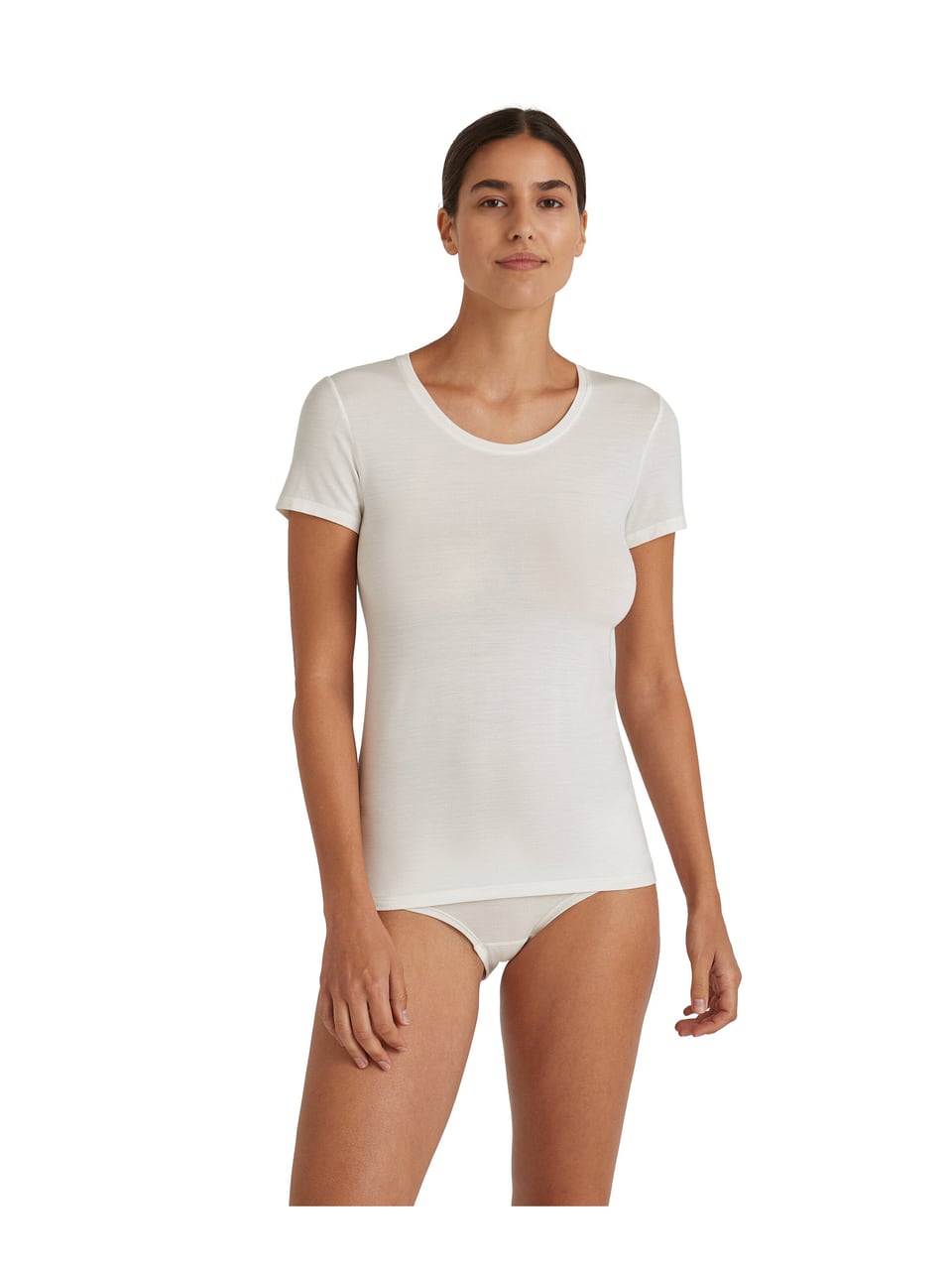Falke UW T-Shirt WO/CLY w Oberteile in Off-White – Bild 1
