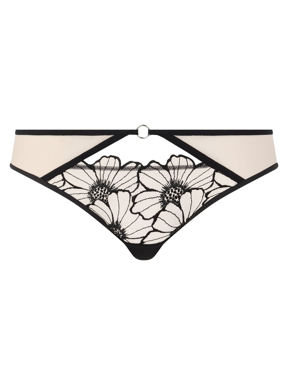 Chantelle Lush Li Un. Slip Normal Normal G. in Black/Soft Pink