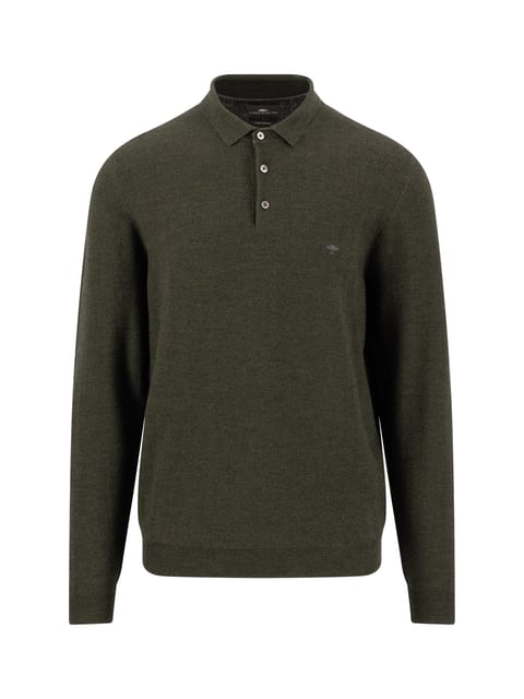 Fynch-Hatton Polo, Merino, structure*RWS Pullover & Strickjacken