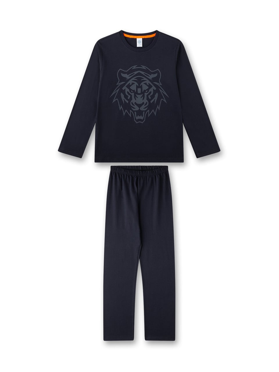 Sanetta Pyjama long Nachtwäsche in Dark Navy – Bild 1