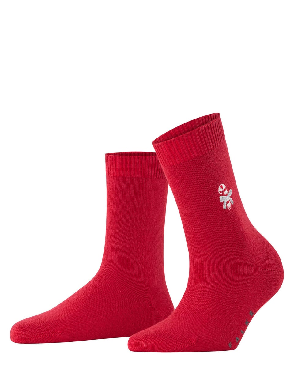 FALKE Cosy Wool Candy Cane SO Damensocken & Kniestrümpfe in Scarlet – Bild 1