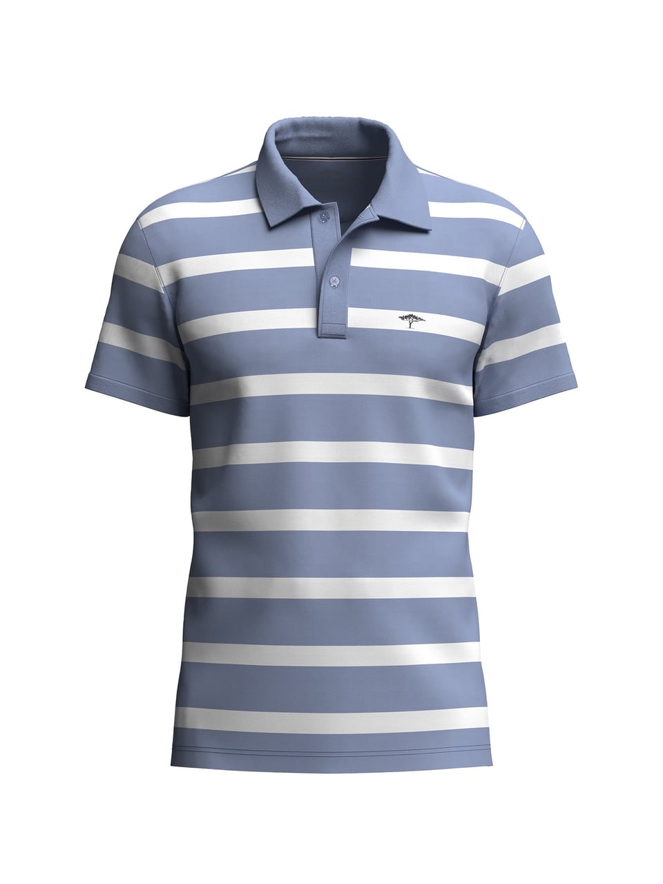 Fynch-Hatton Polo, striped, Premium Cotton in New Breeze – Bild 1