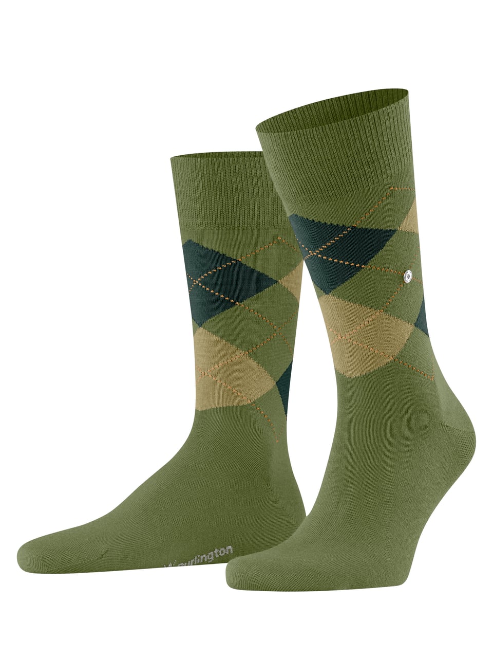 Burlington Edinburgh SO Herrensocken in Jade – Bild 1
