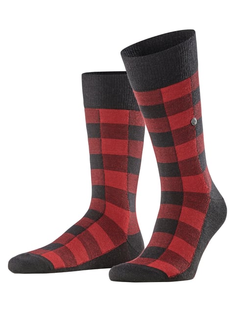 Burlington Buffalo Check SO Herrensocken