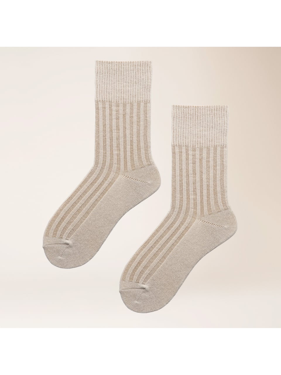 Kunert Fashion Magical Rib Damensocken & Kniestrümpfe in Offwhite
