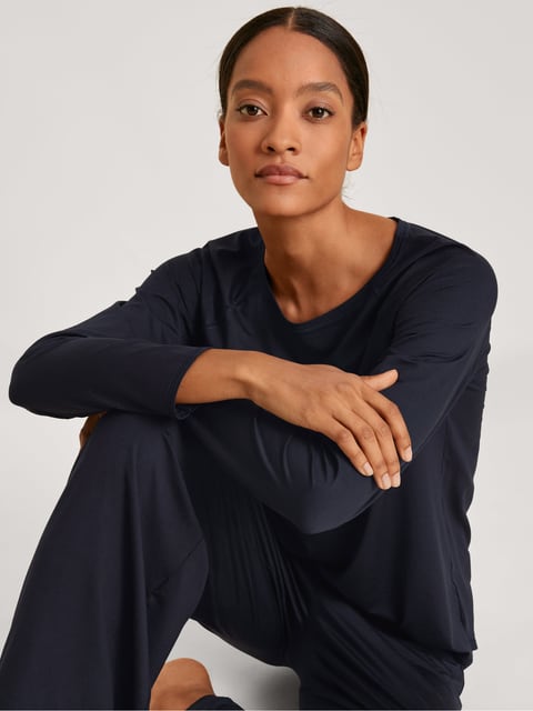 Calida DAMEN Shirt langarm Schlafanzug