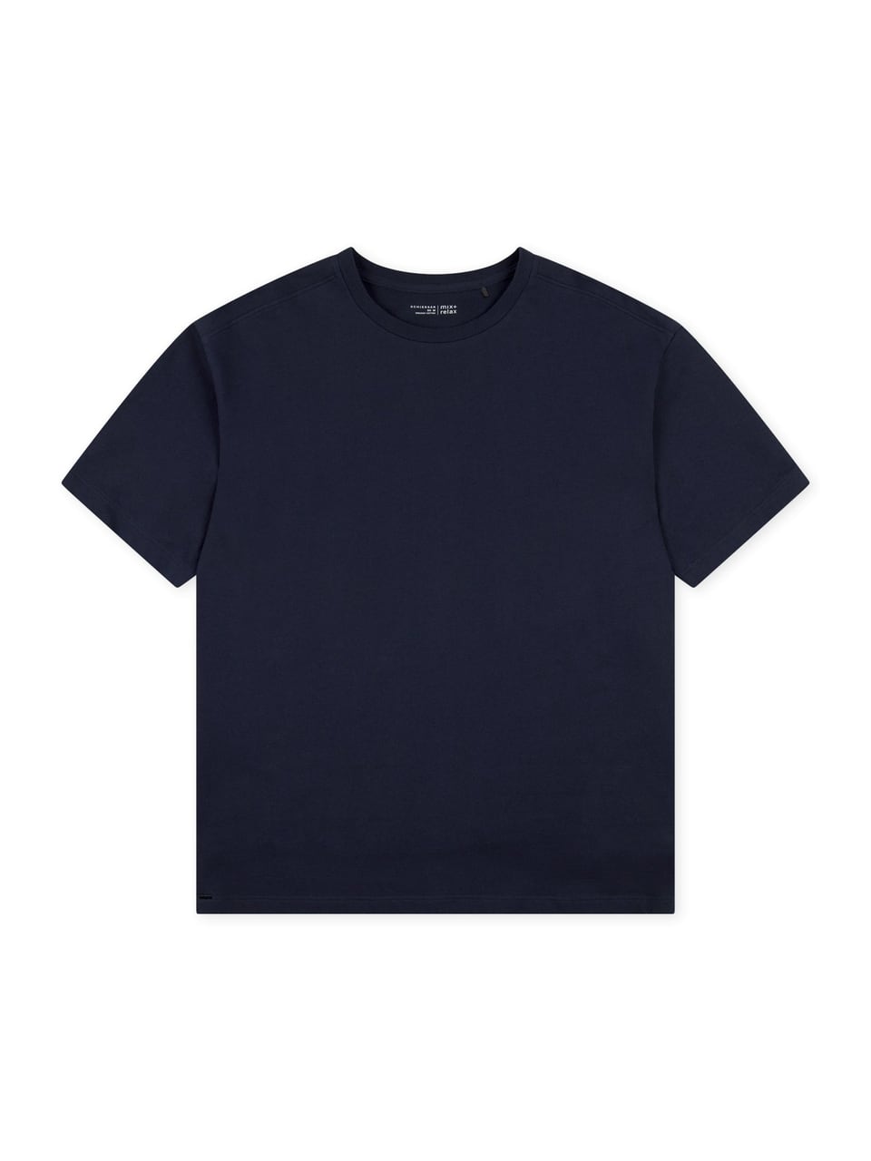 Schiesser T-Shirt Rundhals Homewear in Nachtblau – Bild 1