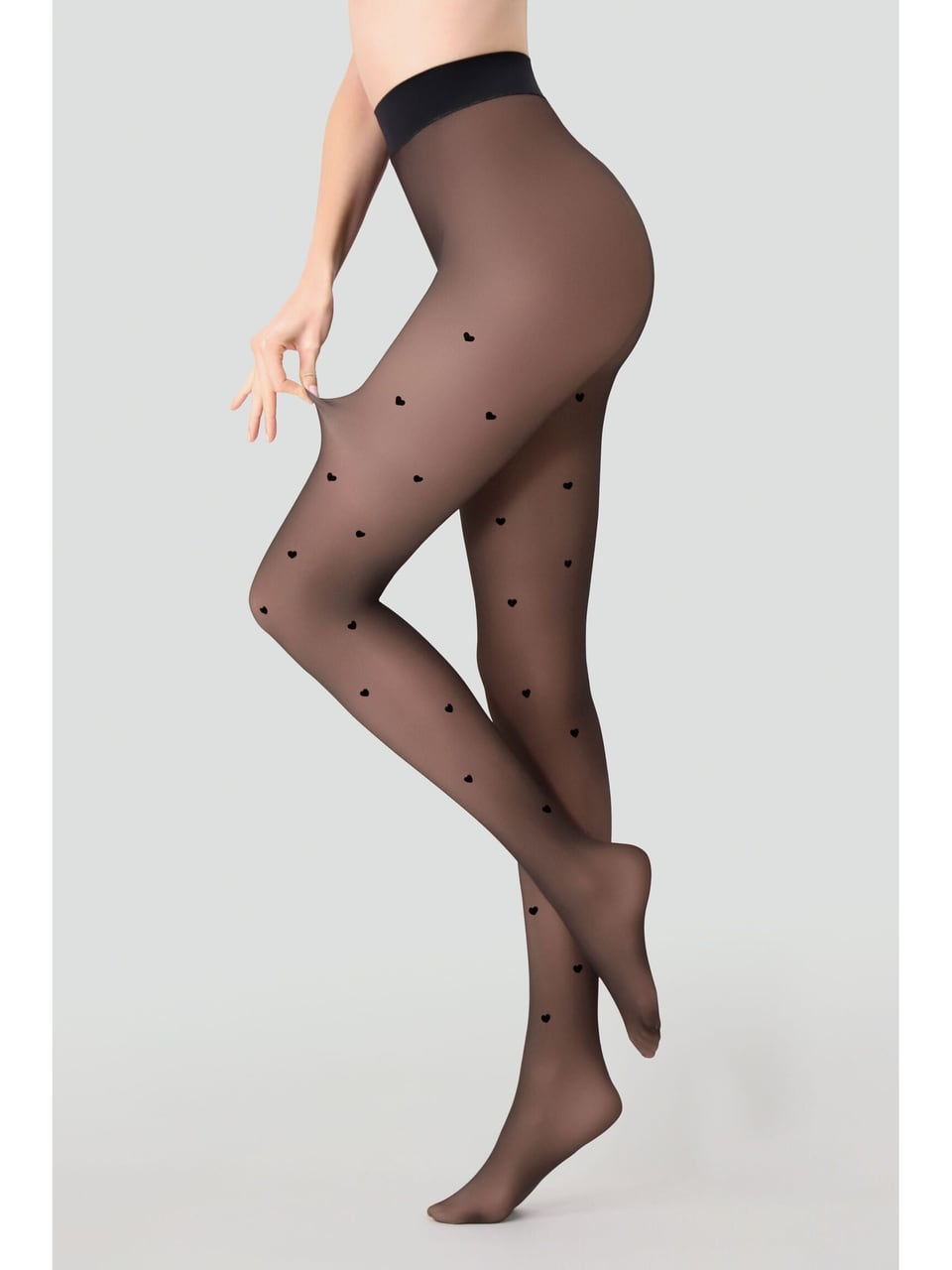 Oroblu Collant Thermo Nude Velvet in Black Sheer – Bild 1