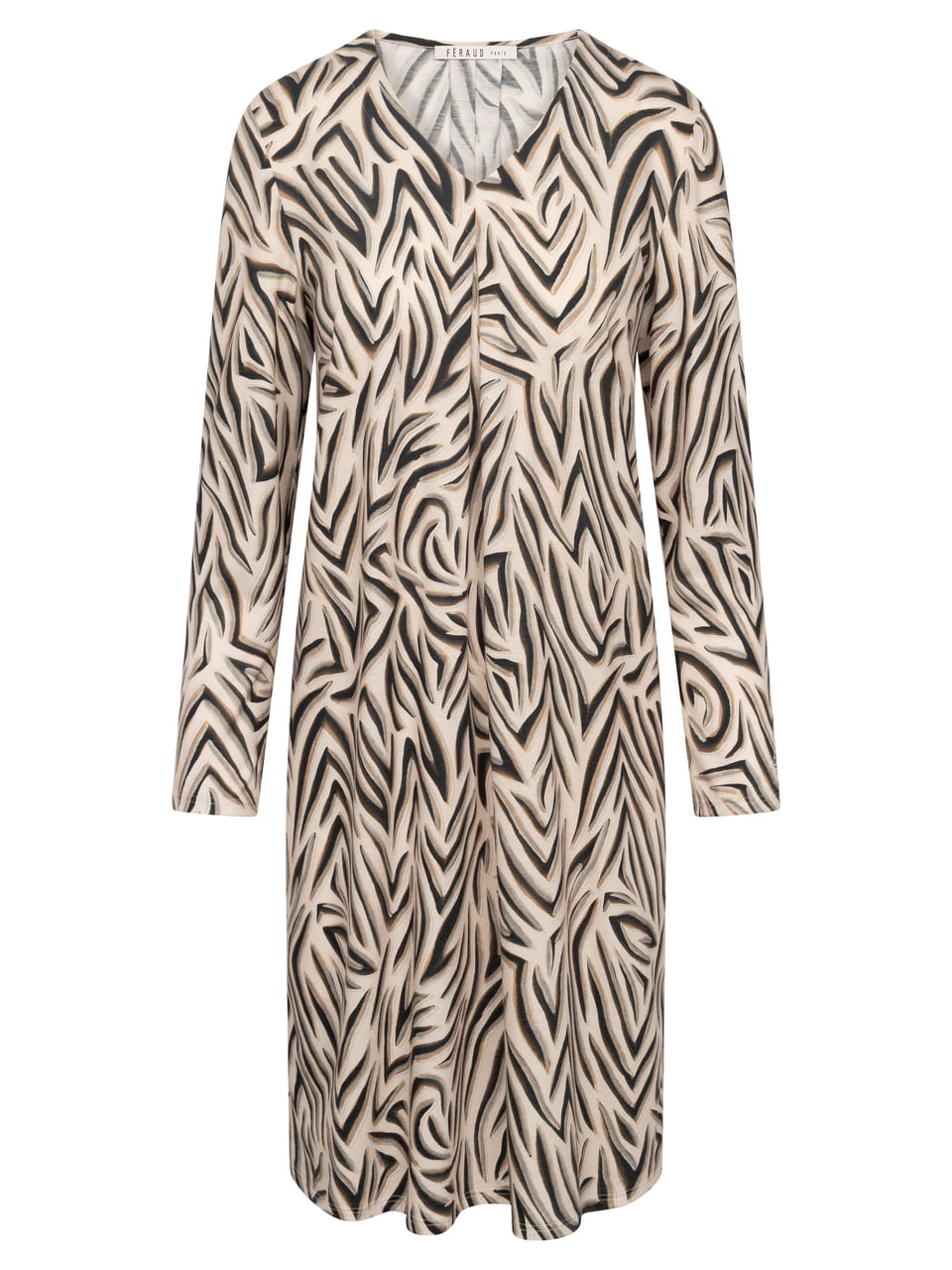 Feraud Nd, 1/1 sleeve, v-neck Nachthemden in Zebra – Bild 1