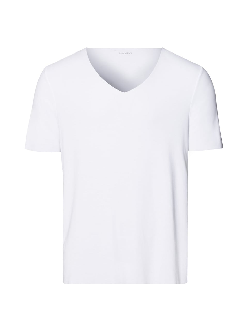 Hanro V-Shirt 1/2 Arm in White – Bild 1