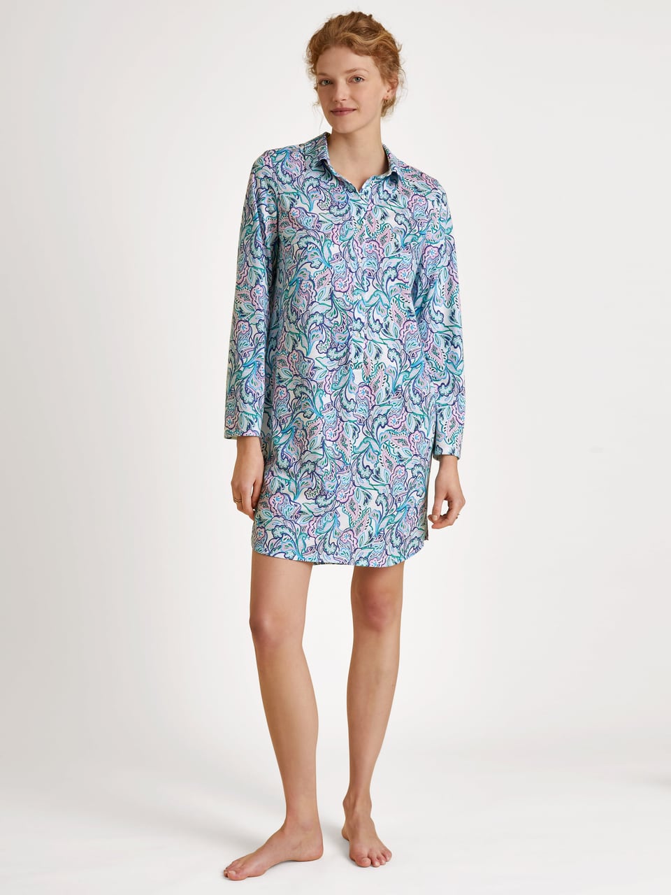 Calida DAMEN Nachthemd in Blue Topaz – Bild 1