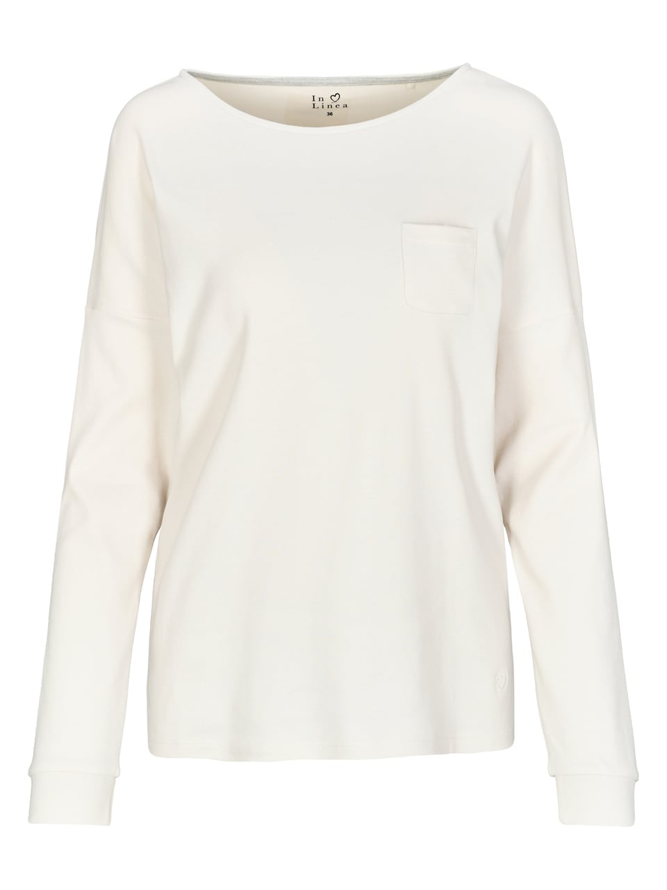 InLinea Da.-Shirt Interlock Schlafanzug in Cloud