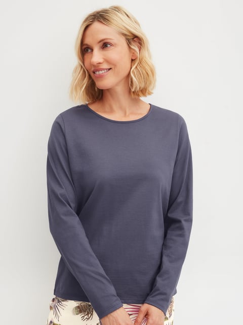 Calida DAMEN Shirt langarm Schlafanzug