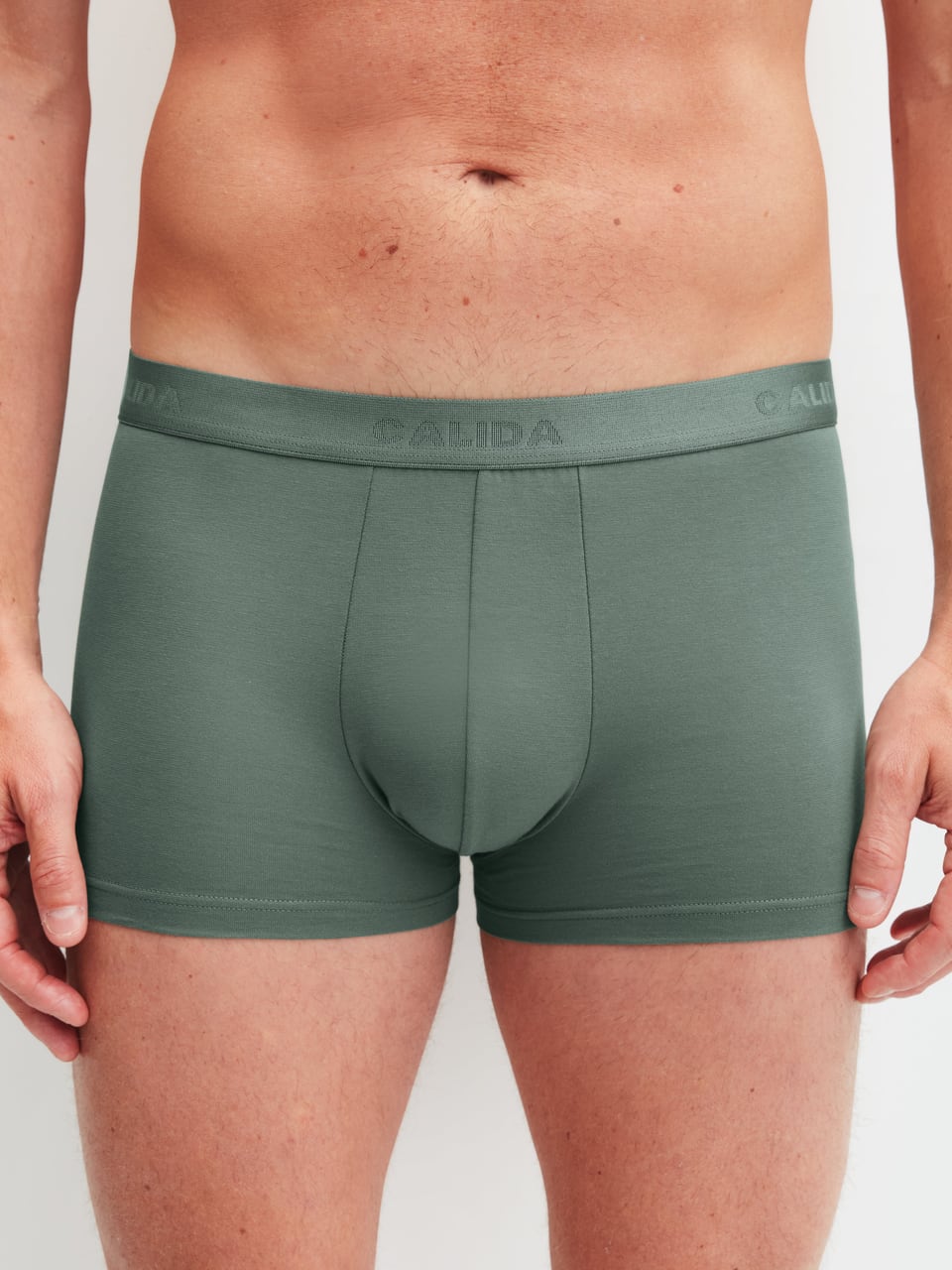 Calida HERREN Boxer Retroshorts in Laurel Green – Bild 1
