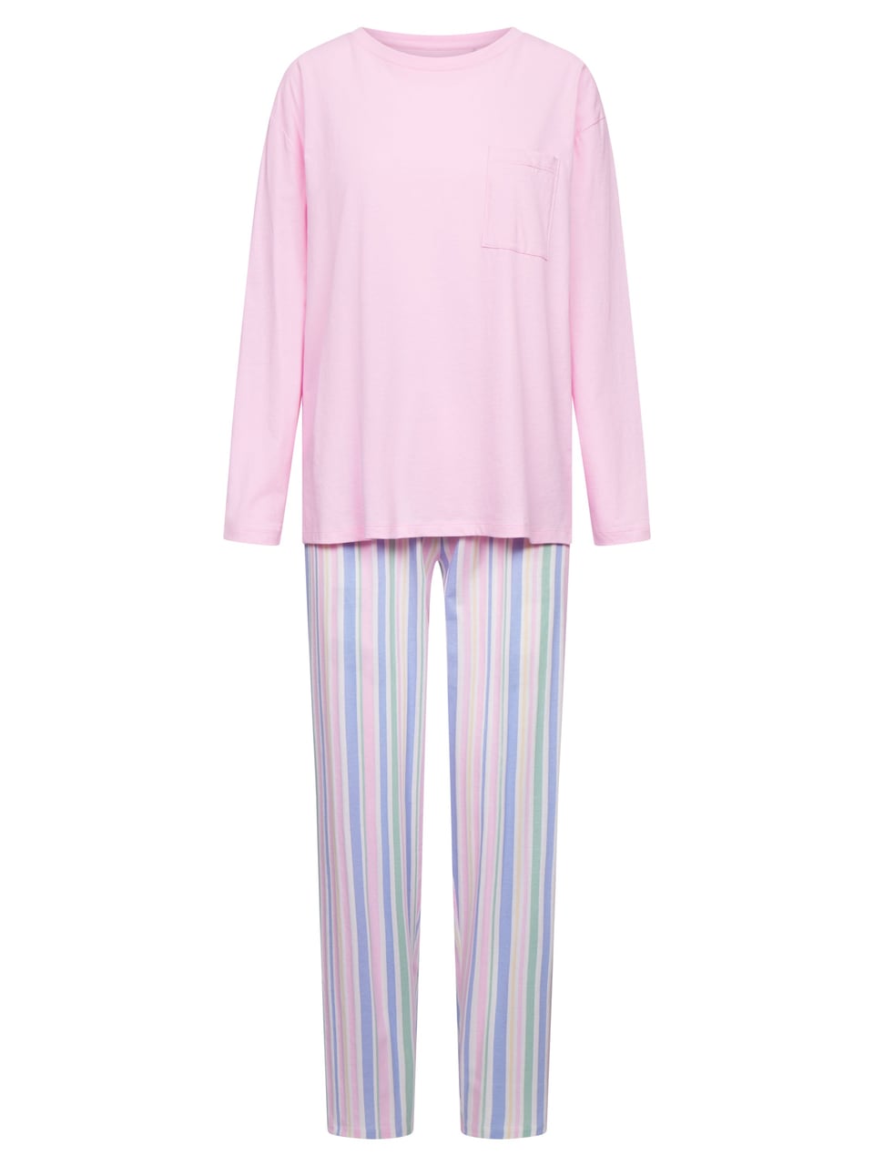 Rösch Py, 1/1 pants,1/1 sleeve, round nec Schlafanzug in Stripe Multicolor – Bild 1