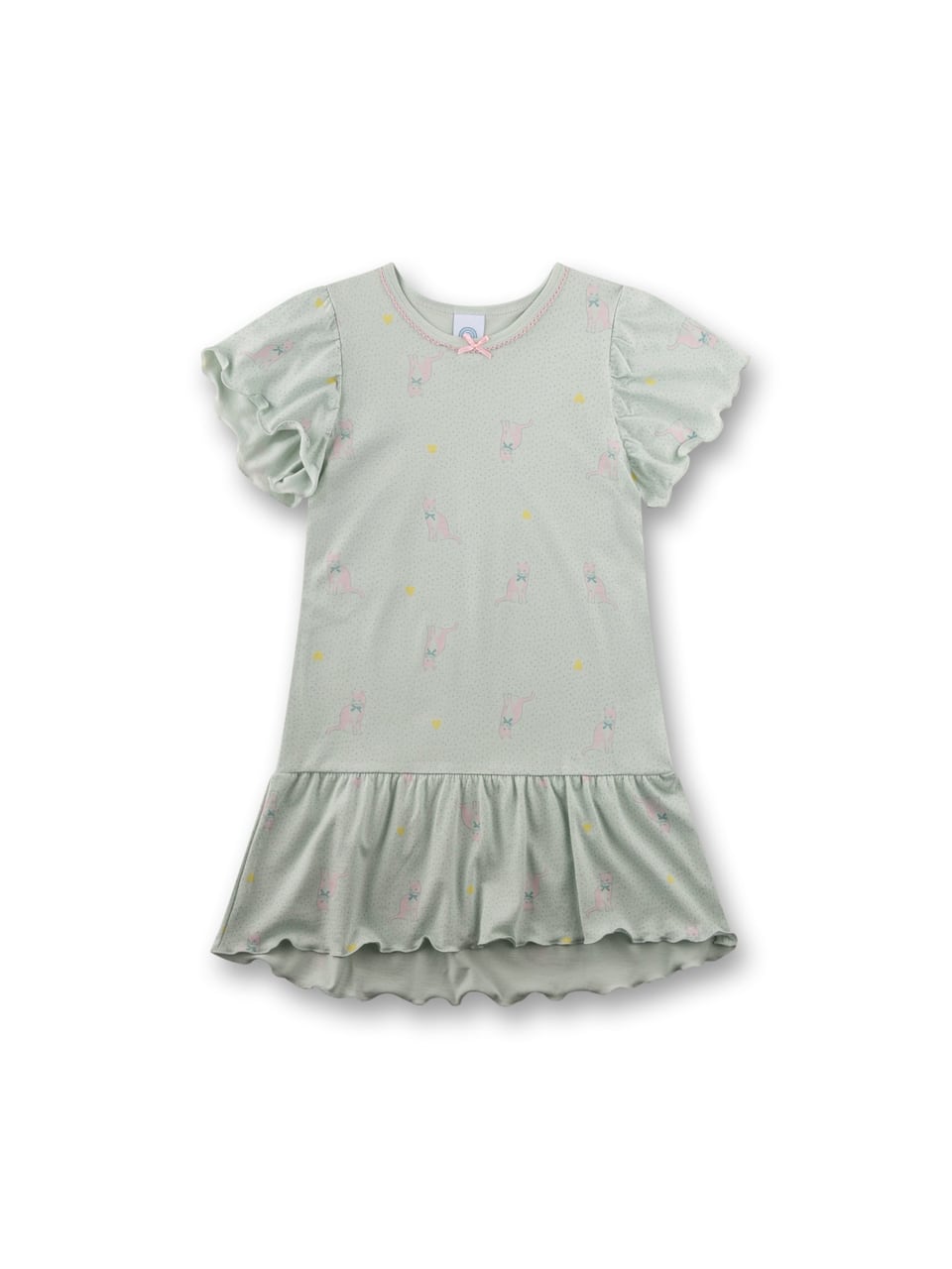 Sanetta Sleepshirt 1/2 Nachthemd in Blue Smoke – Bild 1