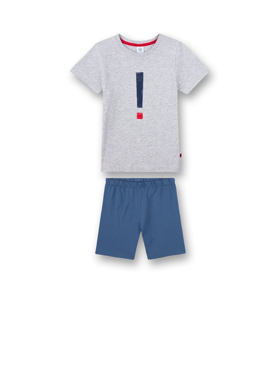 Sanetta Pyjama short Nachtwäsche in Hellgrau M – Bild 1