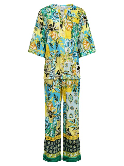 Rösch Py, 1/2 sleeve, 1/1 pants, v-neck Schlafanzug