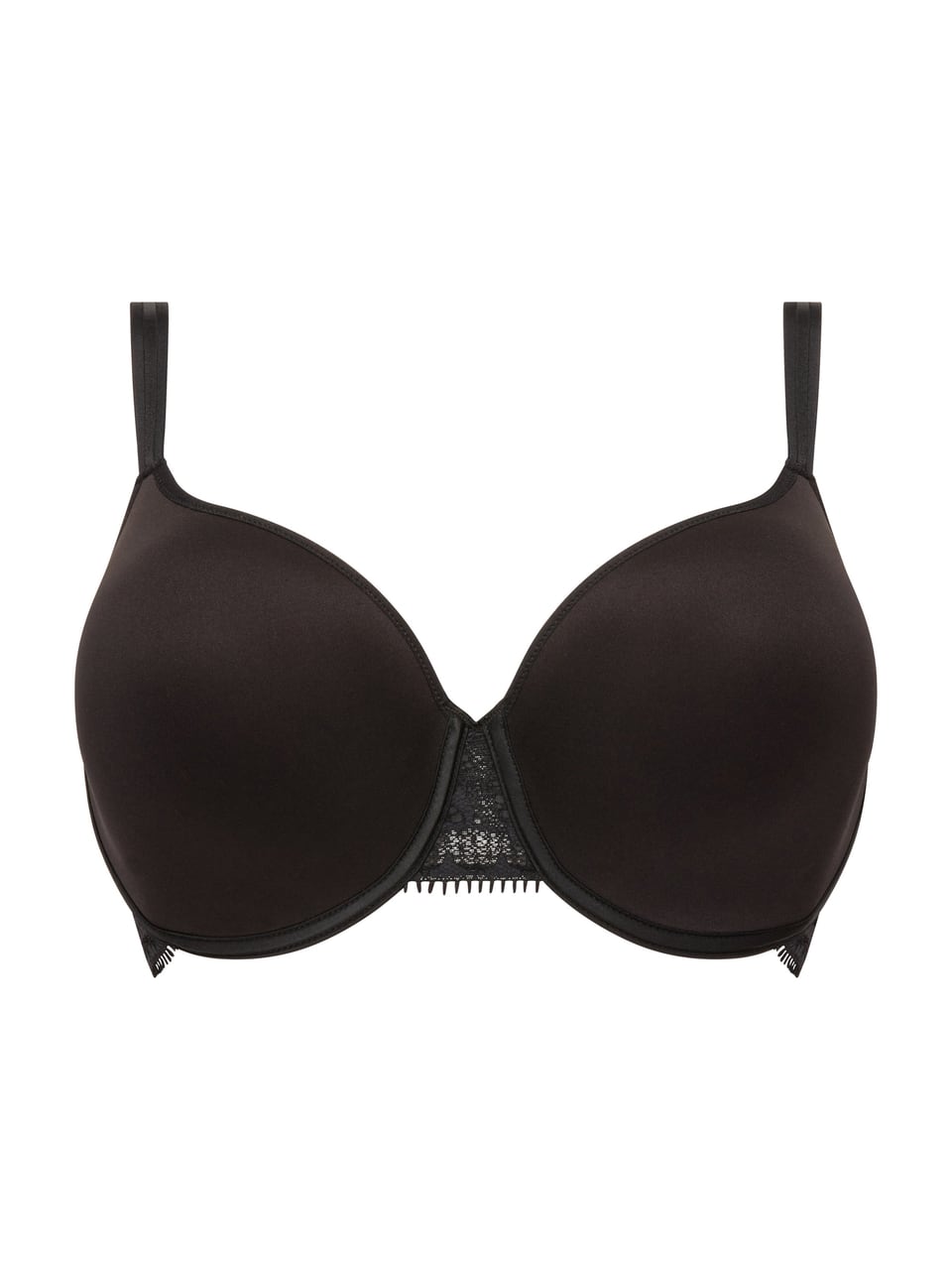 Chantelle Lingerie Day To Night Li BH Sch. mit Bueg. Bedeckend Memory BH in Schwarz – Bild 1