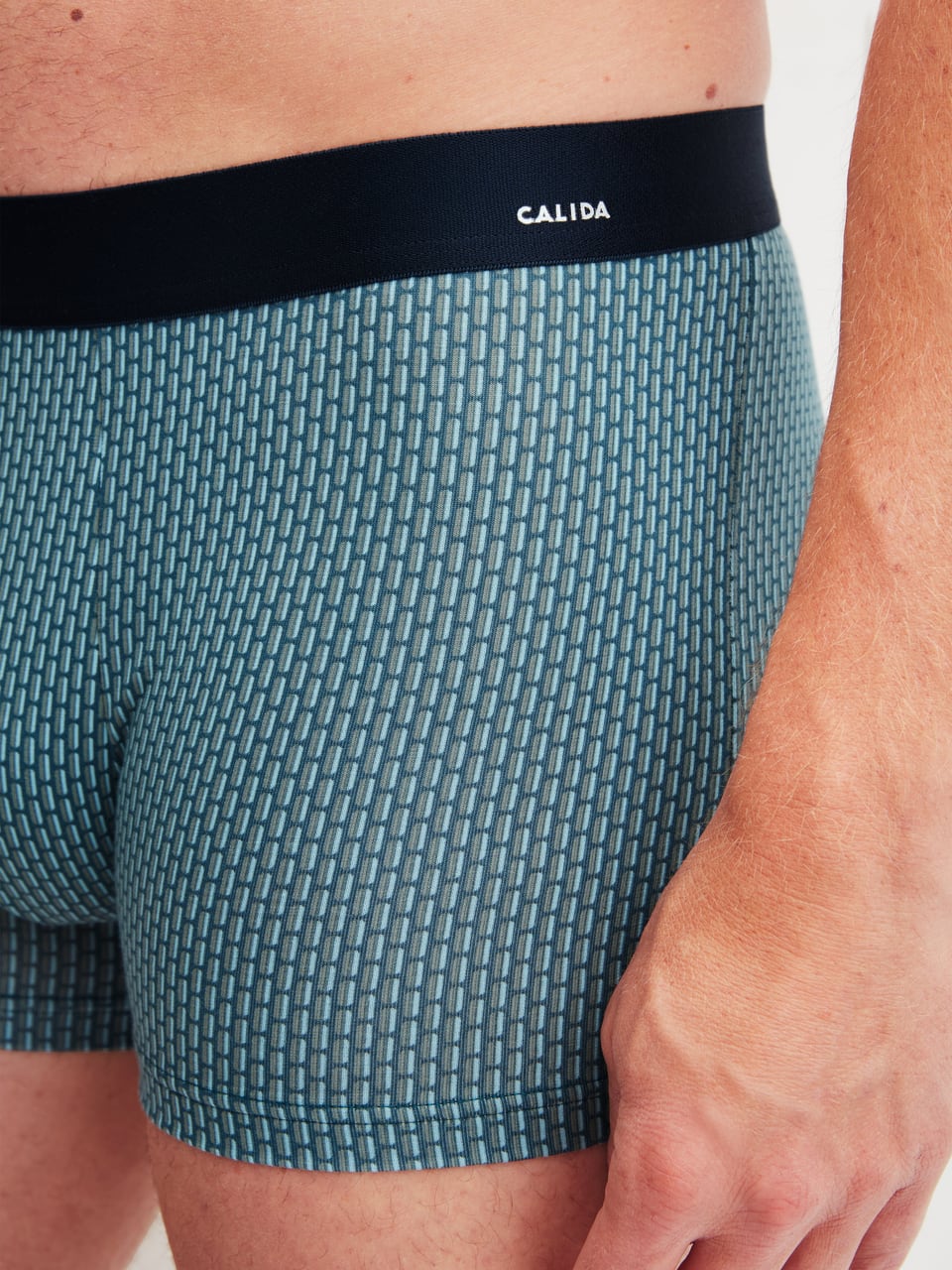 Calida HERREN Boxer Retroshorts in Retro Blue – Bild 1