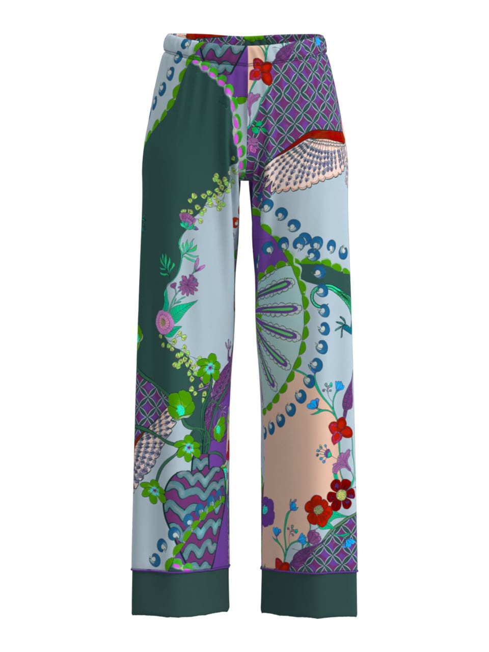 Mey Hose lang Schlafanzug in Mystic Jade – Bild 1