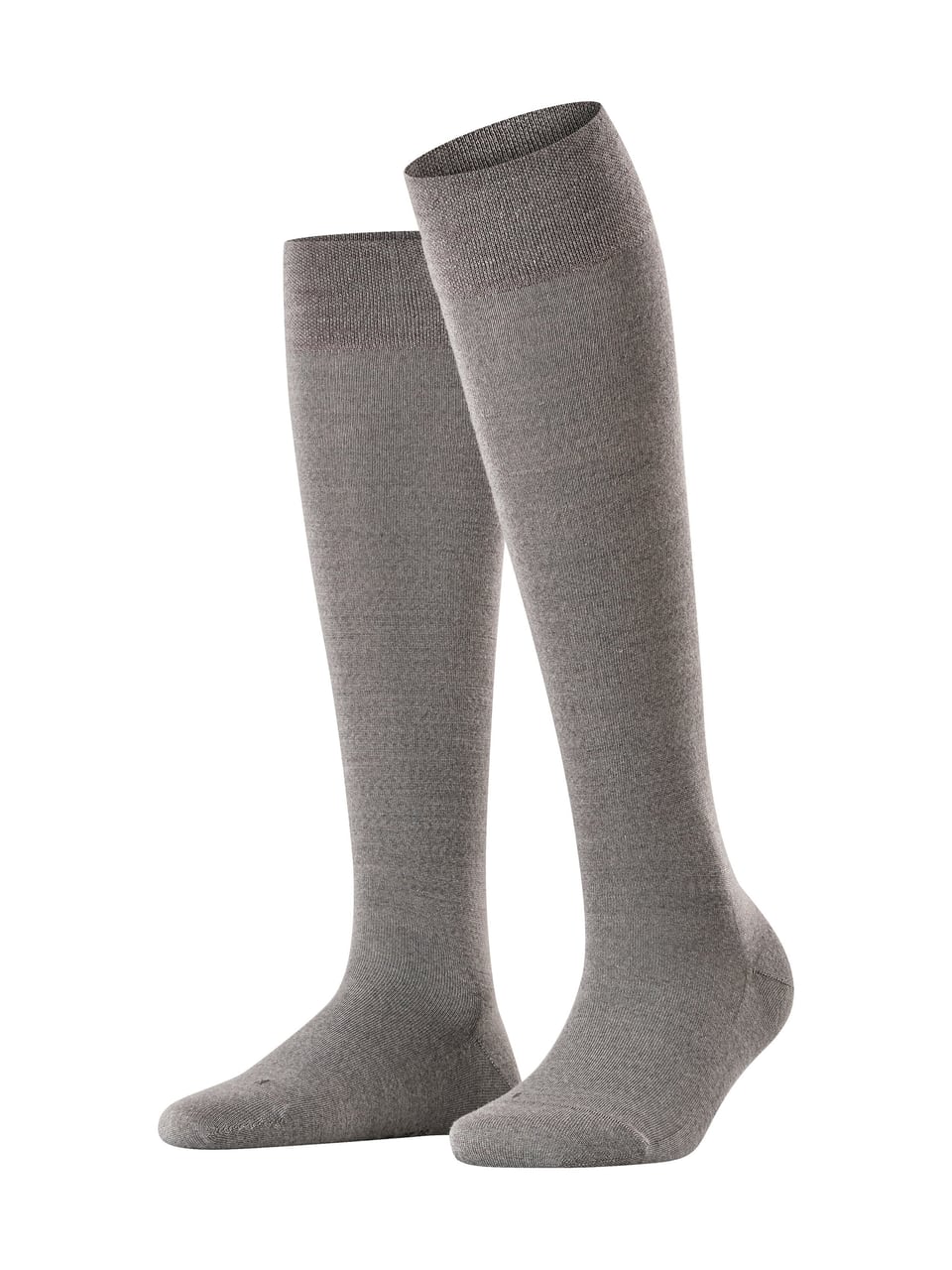 FALKE Sensitive Berlin KH Damensocken & Kniestrümpfe in Light Grey Mel – Bild 1