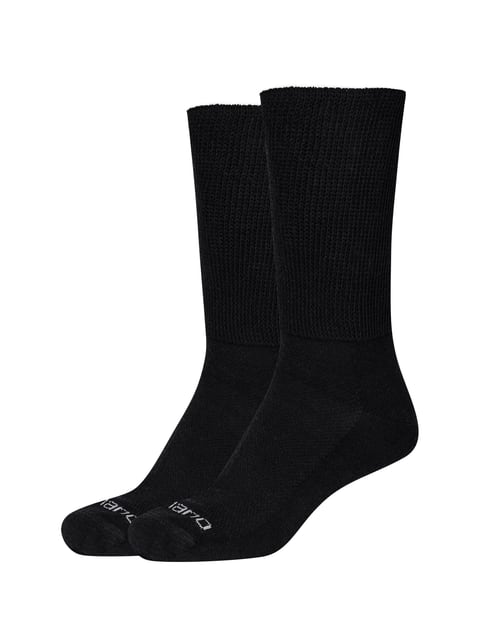 camano Unisex function diabetic Socks 2p BCI cotton black