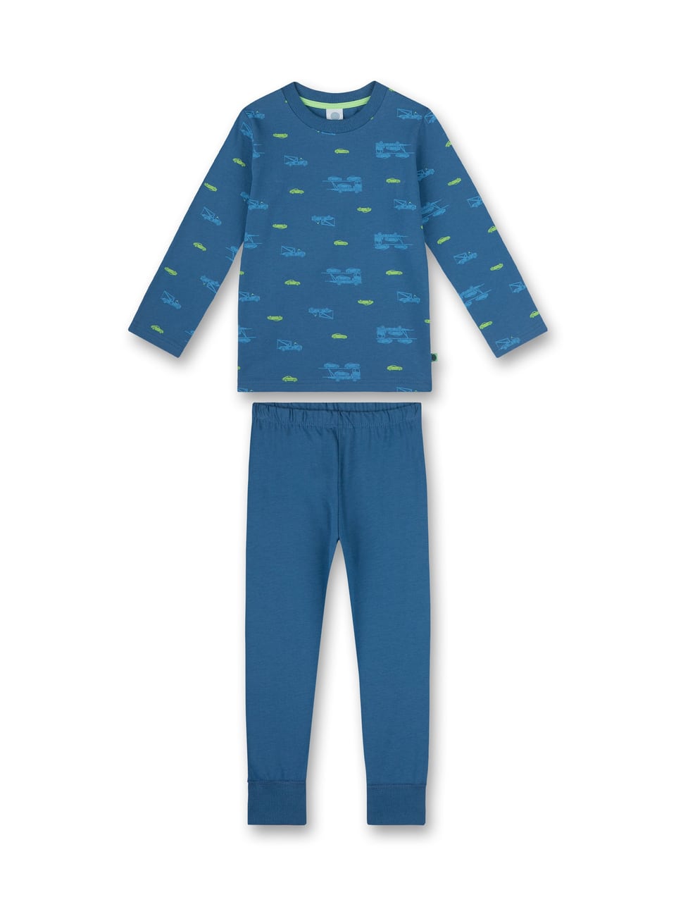 Sanetta Pyjama long Nachtwäsche in Ocean – Bild 1