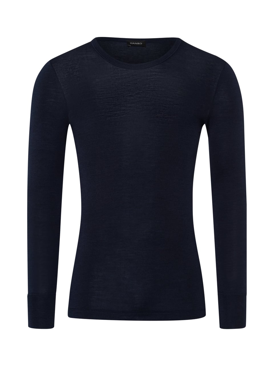 Hanro Shirt 1/1 Arm in Deep Navy – Bild 1