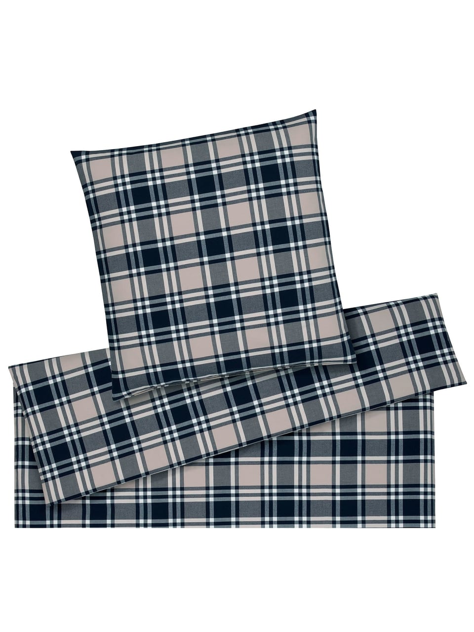 Elegante Manchester 80/80 240/2 2 0 Bettwäsche in Natur – Bild 1