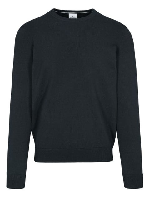 Basefield Rundhals Pullover in Night Blue