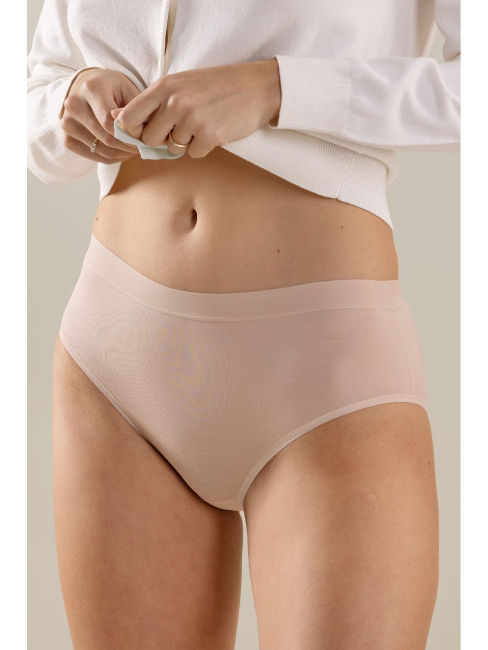 Karl Conzelmann Hüftslip Unterteile in Nude – Bild 1