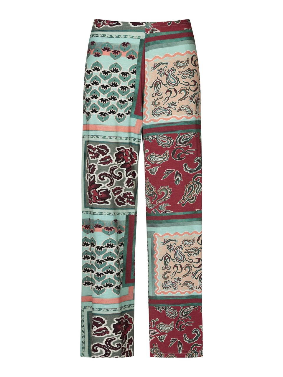 Mey Hose lang Schlafanzug in Eucalyptus Green – Bild 1