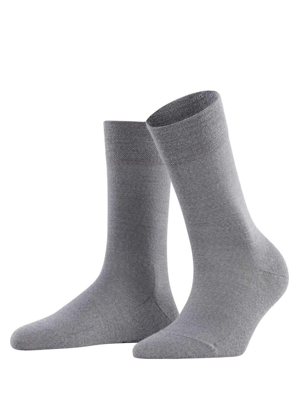 FALKE Sensitive Berlin SO Damensocken & Kniestrümpfe in Light Grey Mel – Bild 1