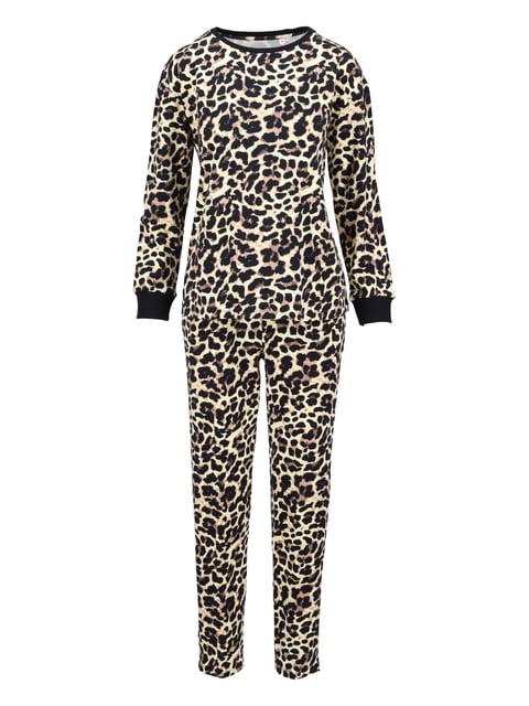 Ringella Pyjama mit Strickbündchen bunt Schlafanzug