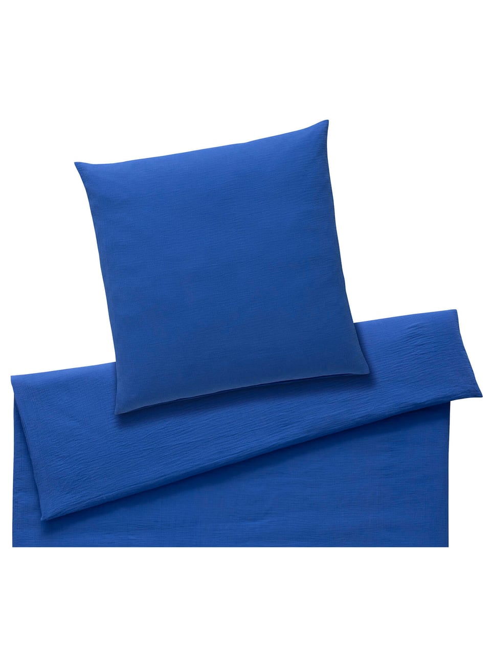 Elegante Smooth 80/80 240/2 2 0 Bettwäsche Renforce in Ultramarin – Bild 1