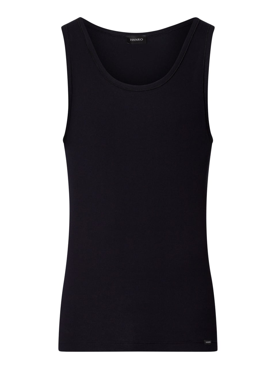 Hanro Achselshirt Unterhemd in Black – Bild 1