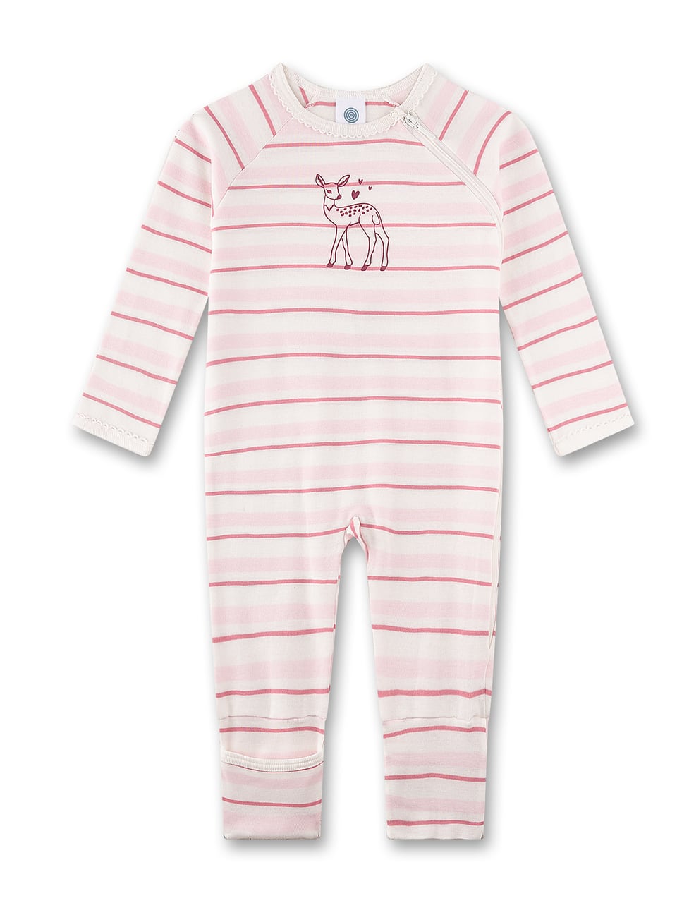 Sanetta Overall 1/1 in White Pebb – Bild 1