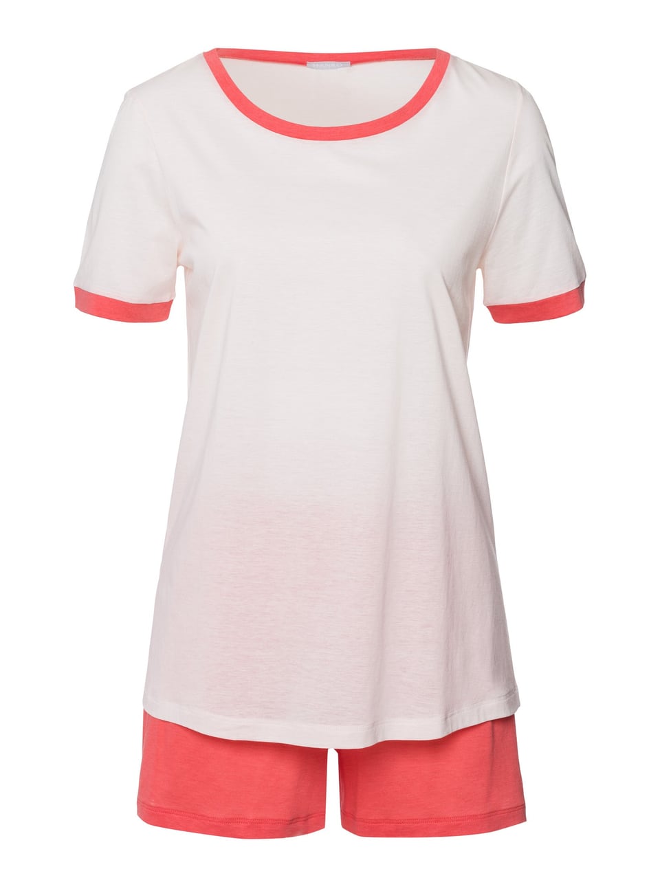 Hanro Pyjama 1/2 Arm Schlafanzug in Melon Soda – Bild 1