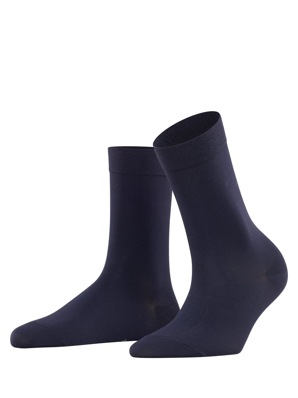 FALKE Cotton Touch SO Damensocken & Kniestrümpfe in Dark Navy – Bild 1